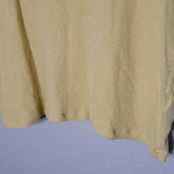 Madewell Chartreuse Yellow Low Fi Tee Shirt - Picture 4 of 8